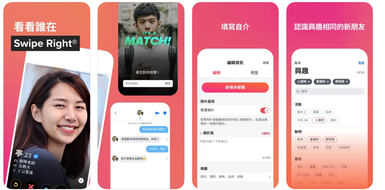 Tinder 評價：下載兩年後最全面的交友軟體使用心得(中文) | 約飯先Dinefirst